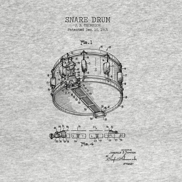 SNARE DRUM patent by Dennson Creative